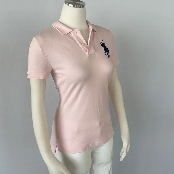 NWT Ralph Lauren Skinny Fit Big Polo Pink Small - Picture 5 of 12